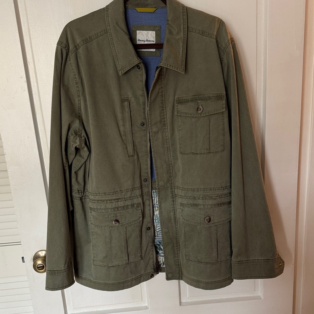 NWT Tommy Bahama Men's Olive Green Jacket